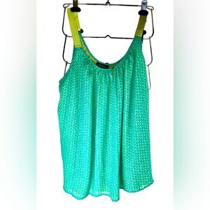 Lane Bryant - Size 20  Strappy Chemise - Yellow & Lime Green